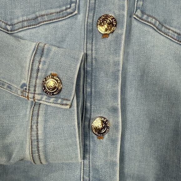 Spartina 449 Knox Denim Jacket Light Blue Wash Women's Size XXL 2X - Picture 3 of 8